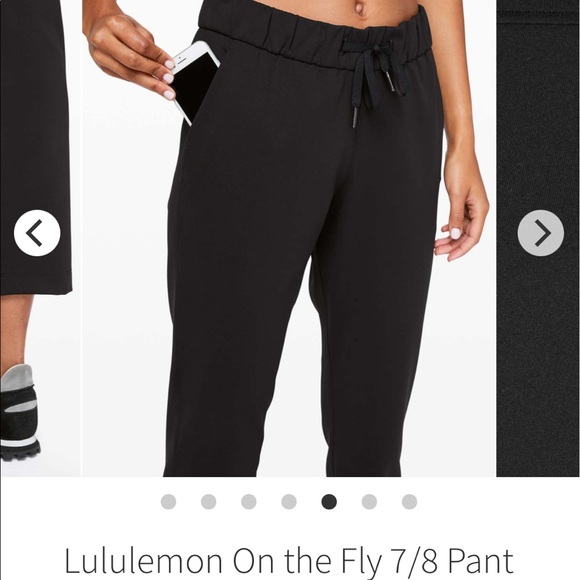 Lululemon Athletica Black on the fly woven Pants - Picture 11 of 11